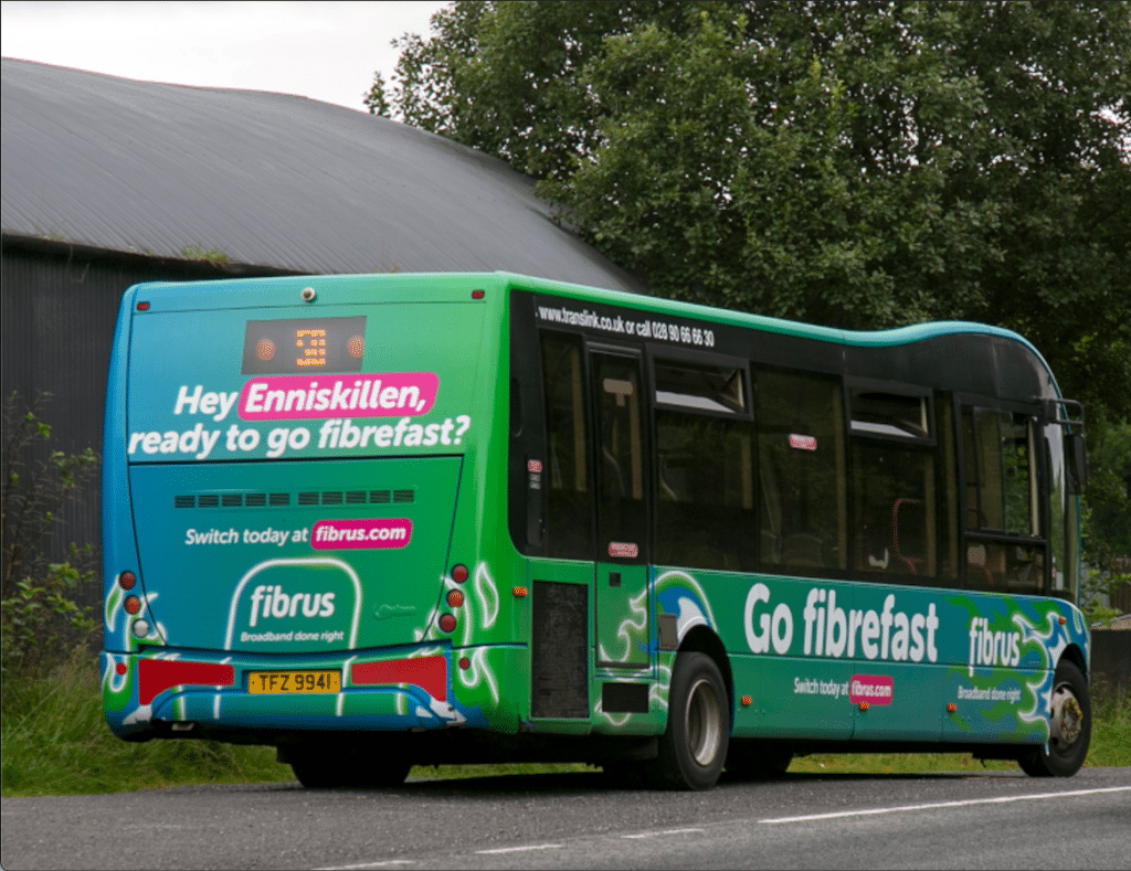 Fibrus Town Service Bus Wraps