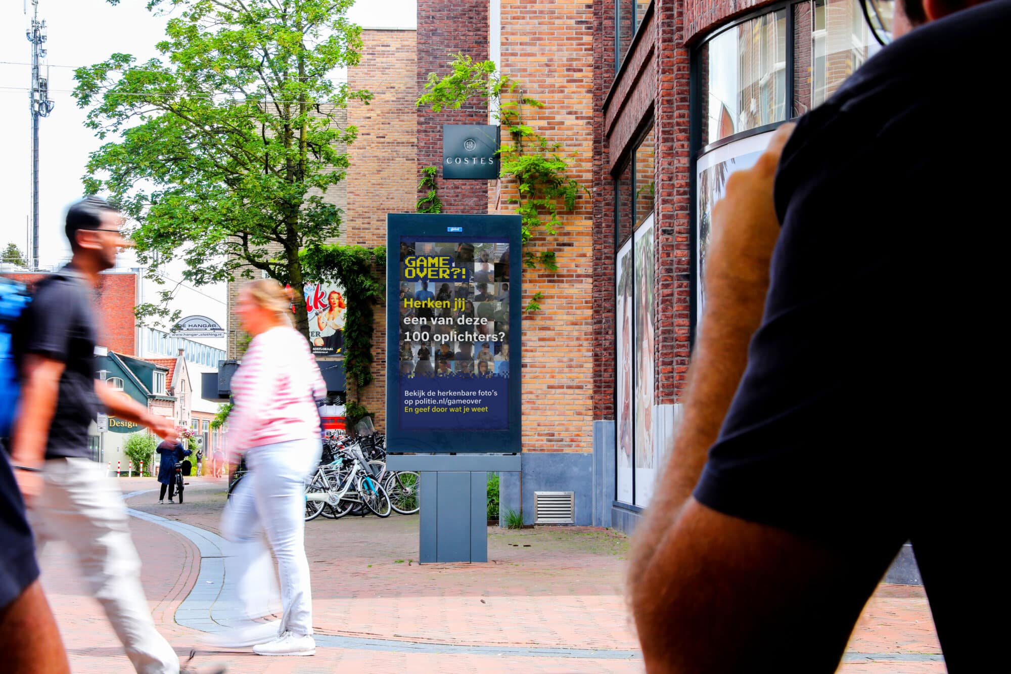 politie buitenreclame
