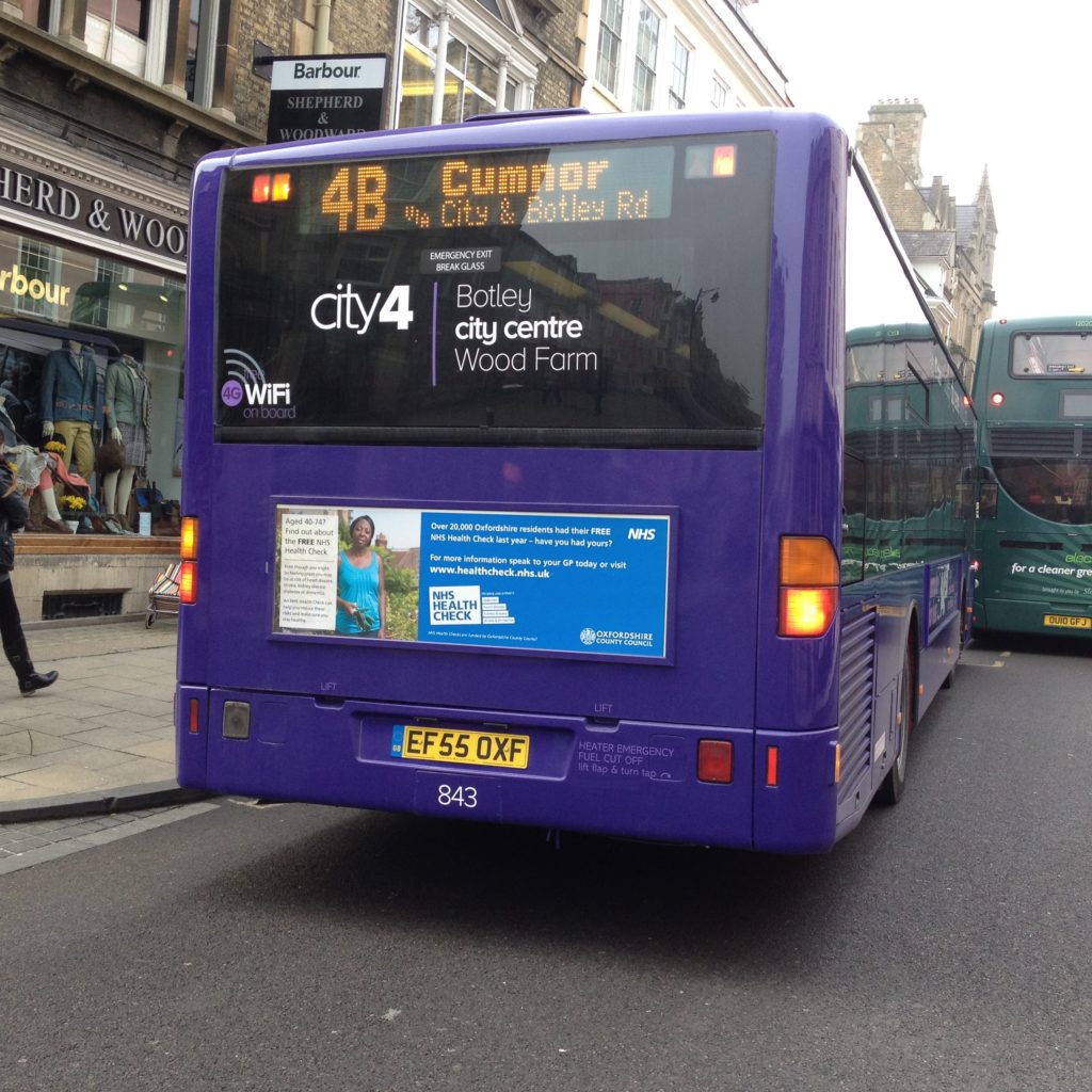 Bus Rear Advertising