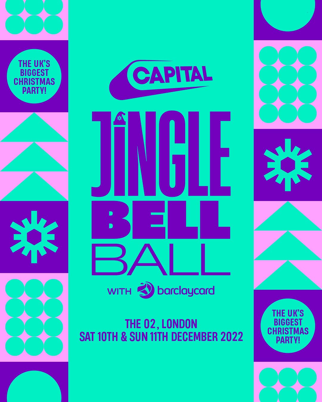 Capital’s Jingle Bell Ball with Barclaycard returns for 2022