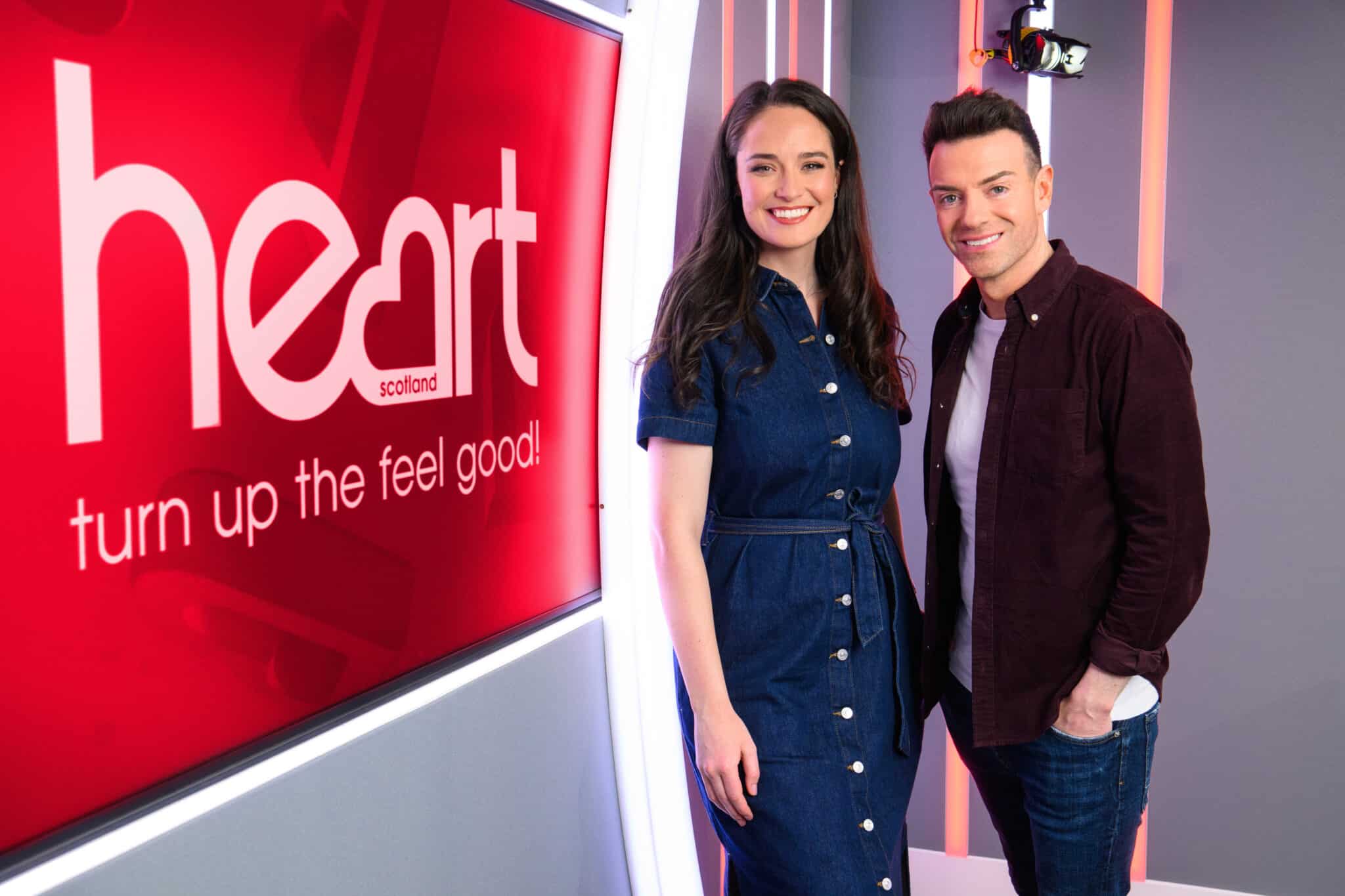 Des Clarke & Jennifer Reoch - Heart Scotland presenters
